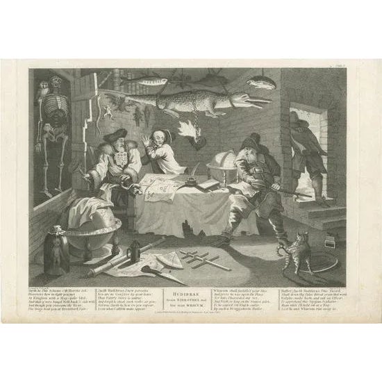 Gold Cook, Hudibras Confronts Sidrophel and Whacum, 1802, Paper For Sale - Image 8 of 8