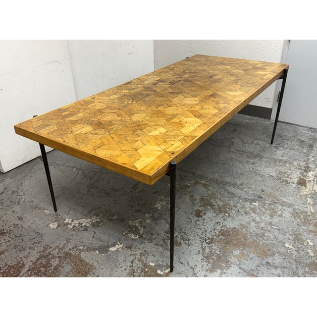 Contemporary Karina Living Myla Mango Wood Dining Table For Sale - Image 3 of 12