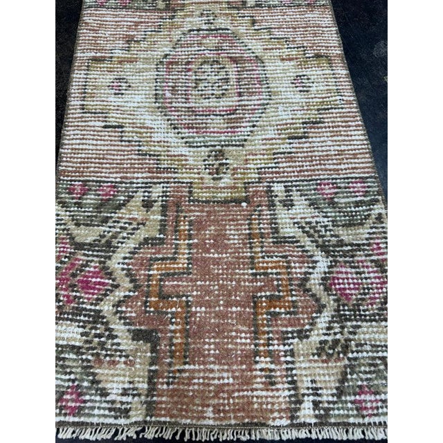 Contemporary Turkish Yastik Rug 1'4" x 2'10" For Sale - Image 3 of 6