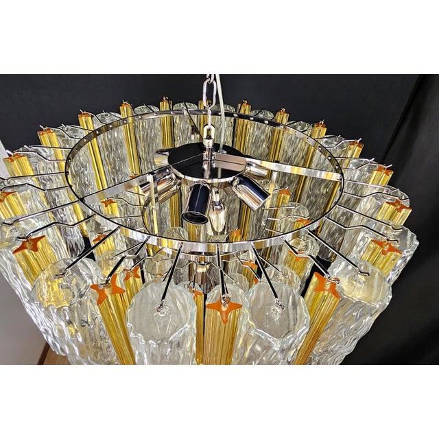 Vintage Chandelier with Three Floors of Murano Glass, 2002 For Sale - Image 8 of 16