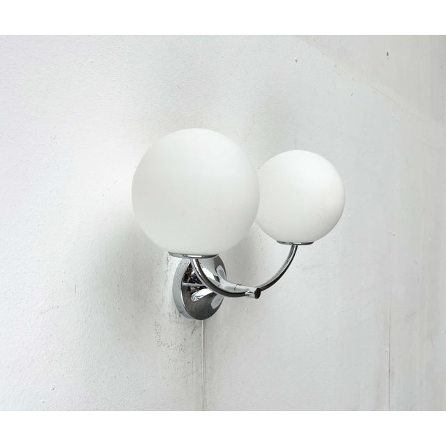 Mid-Century Modern Swiss Space Age Type 1804 Chrome Sconce by E.R. Nele for Temde, 1960s For Sale - Image 16 of 18