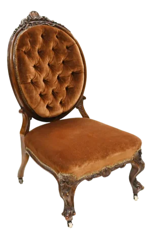 Victorian Salon Chair Nursing Seat, 1860s