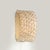 Pair of Modernist Hand-Blown Murano Braided Motif Glass Sconces W/ 24 Karat Gold For Sale - Image 13 of 18