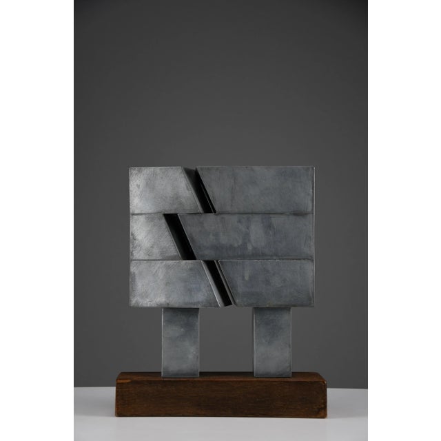 Chris Verbeek, Broken I, 1977, Zinc and Wood For Sale - Image 11 of 11