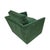Kravet Kravet Denham Green Velvet Swivel Chair Upholstered in Brentano Graviata Evergreen For Sale - Image 4 of 8