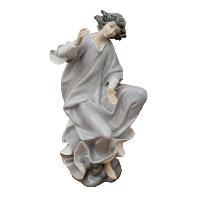 Lladro Porcelain Angel Figurine Retired 1976 Vintage Spain For Sale