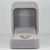 Modern Paraiba Tourmaline Ring With Natural Diamond Accents in Solid 14k Gold, 5x3mm, Size 6.75 For Sale - Image 3 of 9
