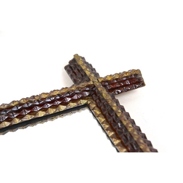 Late 19th Century Art Wall Rustic Tramp Mirror, Austria, 1880 For Sale - Image 14 of 18