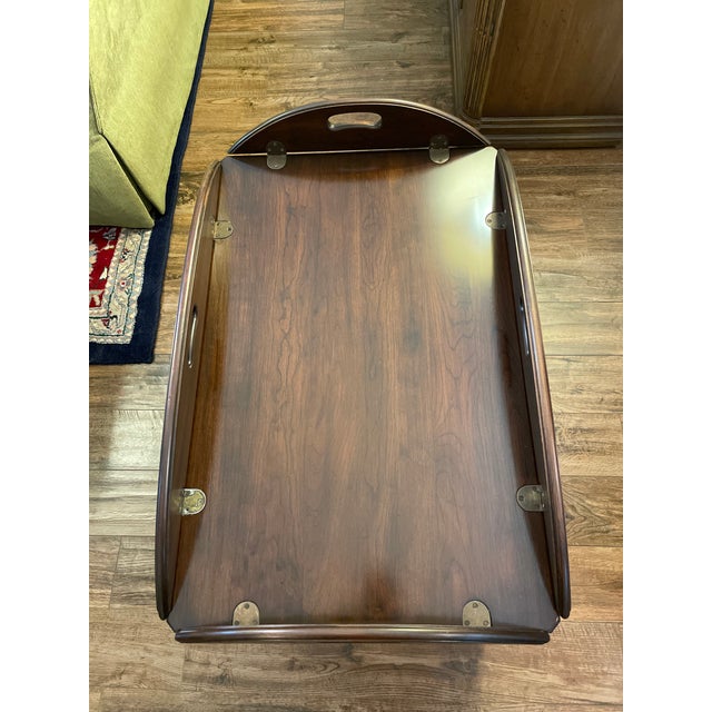 Vintage Ethan Allen Butler's Tray Coffee Table Chairish