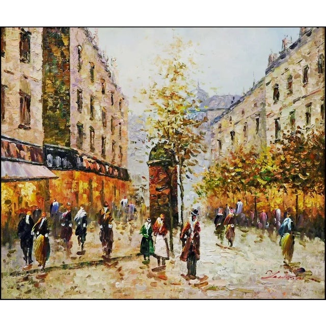 "The Walk" Original Oil on Canvas by Teaksten Hand Singed by the Artist Art Size: 28" x 32" Image Size: 20" x 24" Custom...