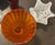 Mid-Century Cased Art Glass Vessel (C. 1970) – Tangerine & Clear For Sale - Image 4 of 6