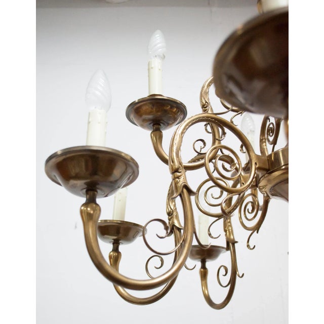 12 Light Chandelier, 1960s For Sale - Image 10 of 12