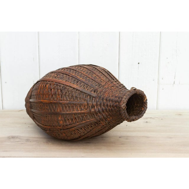 Antique Nepalese Fish Basket For Sale In Los Angeles - Image 6 of 10