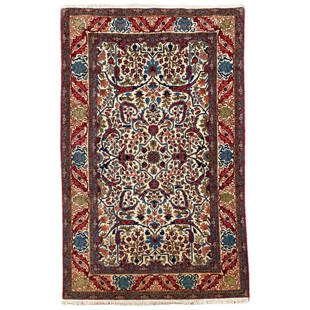 Antique Qum Rug, 1890s For Sale - Image 17 of 17