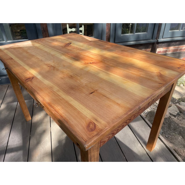 Antique Table in Fir, 1890s For Sale - Image 15 of 18