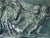 Pair Arts & Crafts Ceramic Relief Plaques Children With Goat & Children With Satyr & Dog c.1909 Attributed to Reginald Robert Tomlinson For Sale - Image 17 of 18