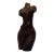 Hand Carved Female Torso Sculpture, 1960s For Sale