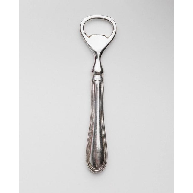 Vintage Minimal Silver-Plated Bottle Opener, 1960s For Sale - Image 10 of 11