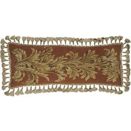 Contemporary Aubusson Flourishes Flourish Throw Pillow For Sale - Image 3 of 3