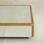 French Mirror + Brass Square Coffee Table, 1970s For Sale - Image 10 of 11