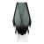 Hand-Blown Murano Briolette Vase in Grey For Sale