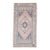1970s Vintage Handmade Wool Cotton Turkish Pink Runner Rug For Sale