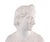 White Carrara Marble Bust of a Woman 1860s - Attributed to Hiram Powers This refined marble bust depicts a young woman...