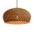 Asian Wicker Dome Pendant Light Medium For Sale - Image 3 of 10