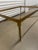 1990s 1990s Vintage Gold Metal Coffee Table For Sale - Image 5 of 9