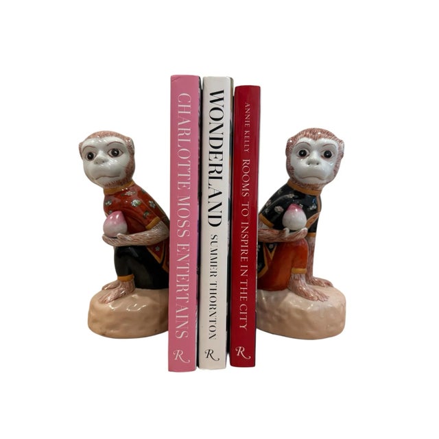 Pair Chinoiserie Monkeys For Sale - Image 4 of 9