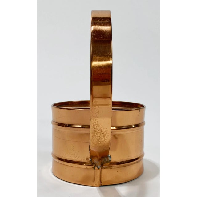 Metal Vintage Sculptural Copper Watering Can For Sale - Image 7 of 7