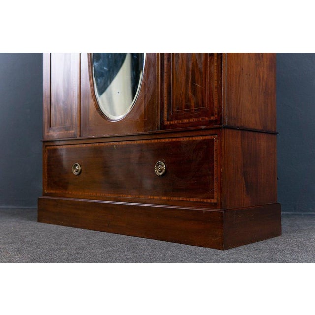 Vintage Brown Wood Cupboard For Sale - Image 13 of 18