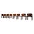 Vintage Model 122 Dining Chairs in Walnut by Vico Magistretti for Cassina, 1968, Set of 8 For Sale - Image 17 of 18