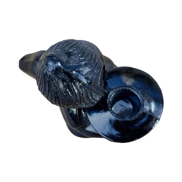 1960s Candlestick Figurine of an Angel Made of Hyalite Glass, Libochovice, Czechoslovakia, 1960s. For Sale - Image 5 of 9