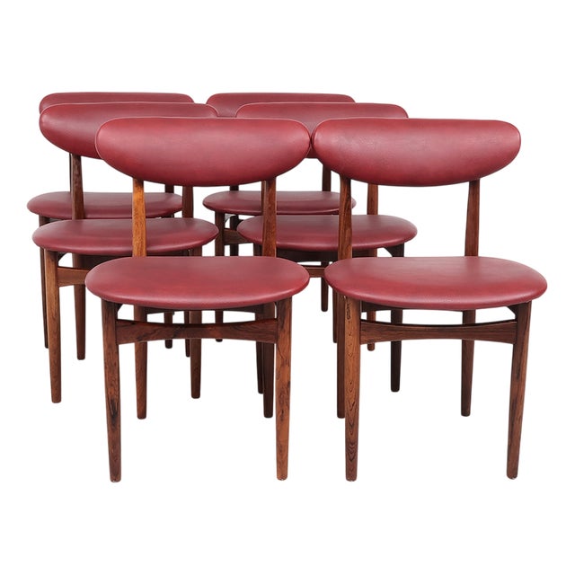 Danish Dining Chairs from Scantic Mobelvaerk, 1960s, Set of 6 For Sale