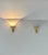 Wall Lights in Opaline Glass and Brass from Limburg, Germany, 1970, Set of 2 For Sale - Image 4 of 8