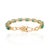 Not Yet Made - Made To Order 13.08 Ctw Octagon Emerald 2.54 Ctw Diamond Tennis Bracelet For Sale - Image 5 of 6