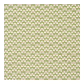 Schumacher Thatcher Performance Fabric In Green For Sale
