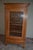 Antique Oak Art Deco Display Cabinet For Sale - Image 10 of 11