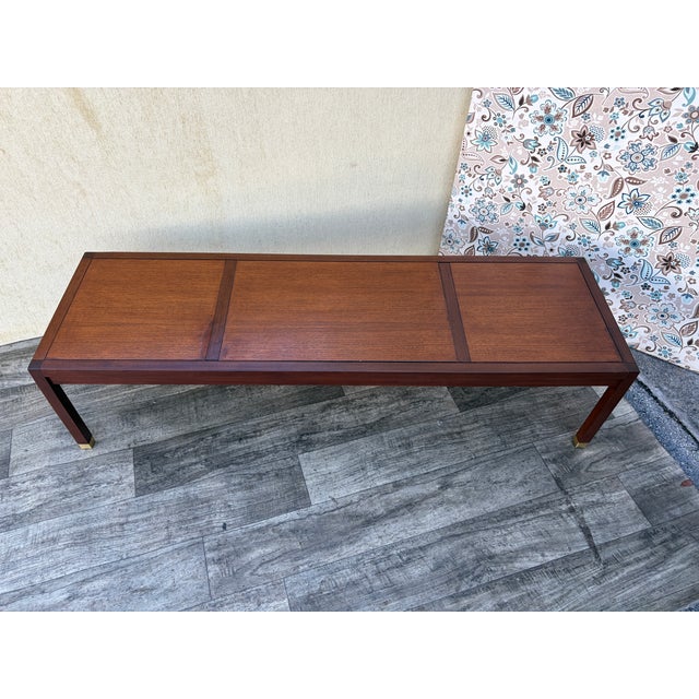 1960s Mid Century Modern Fully Refinished Coffee Table Designed by Jack Cartwright for Founders. Circa 1960s For Sale - Image 5 of 17