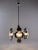 Space Age Chrome Chandelier in Crystal Glass Optic Lens by Oscar Torlasco, 1970s For Sale - Image 17 of 18