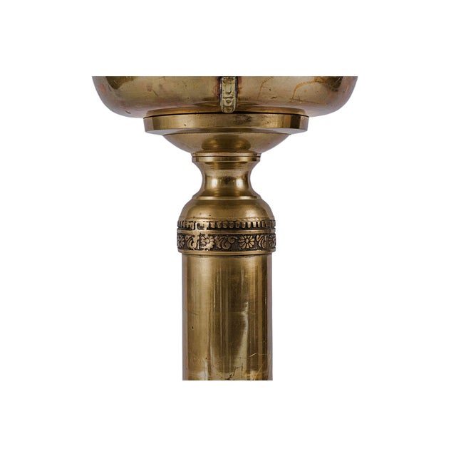 Metal Vintage Hollywood Regency Style Brass Jardiniere Plant Stand or Champagne Chiller For Sale - Image 7 of 7