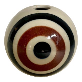 Jonathan Adler Cue Ball Pottery Pop Art Bud Vase For Sale