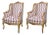Pair of 19th Century French Bergere Chairs For Sale