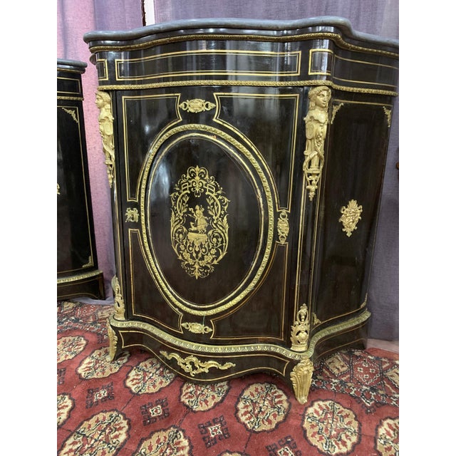 Napolean French Sideboards, 1850, Set of 2 For Sale - Image 4 of 10