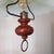 Special Pendant Light Lamp with Wood Handle & Opaline Glass For Sale - Image 9 of 11