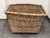 Design Plus Gallery presents a Vintage French Woven Wicker Basket by Gander & White. This large basket has a rectangular...