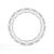 Contemporary Brilliant round eternity band, Size 5.25 For Sale - Image 3 of 4