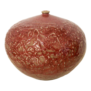 Large-Size California Sgraffito Japanese Tsubo Otis School-Style Studio Pottery Seed Pot