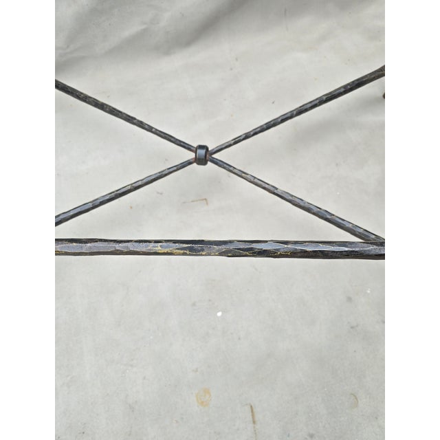 Late 20th Century Hammered Coffee Table in the Style of Giacometti For Sale In Los Angeles - Image 6 of 13